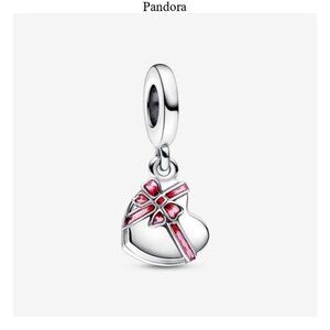 Pandora Openable Heart Chocolate Gift Box Dangle Charm